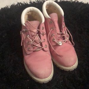 Pink timberland